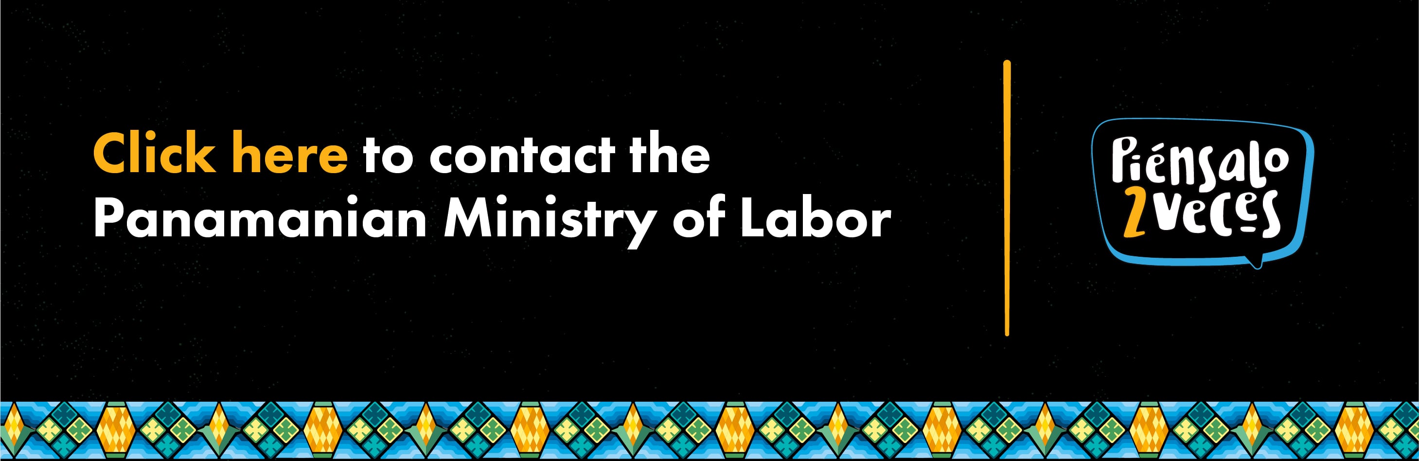 Contact information for the Ministry of Labor of Panama
